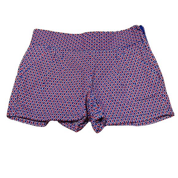 Janie and Jack Girls Size 5 Red White Blue Shorts 100% Cotton Adjustable Waist - Picture 1 of 9